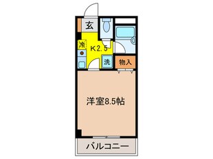 マサーレ川西の物件間取画像